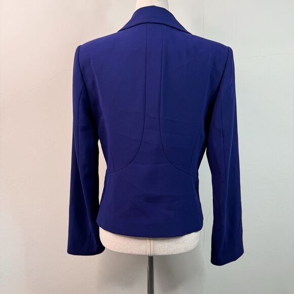 Reiss Womens Jacket Electric Blue Blazer Career Office Colorful Size Small - Picture 7 of 14